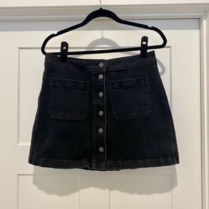 Madewell stretch denim skirt